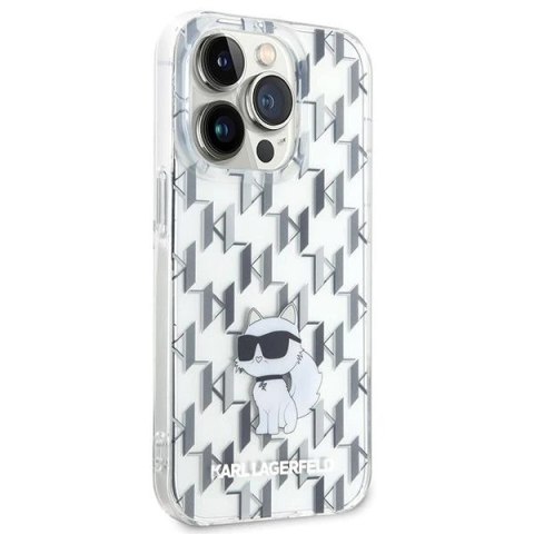 Oryginalne Etui KARL LAGERFELD Hardcase KLHCP15XHNCMKLT do iPhone 15 PRO MAX (Monogram / transparentny)