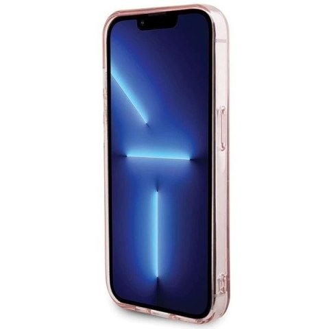 Oryginalne Etui KARL LAGERFELD Hardcase KLHCP15LHNCMKLP do iPhone 15 PRO (Monogram / różowy)