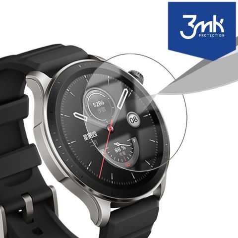 Szkło hybrydowe do Xiaomi Amazfit GTR 4 46mm 3szt 3mk Watch Protection FlexibleGlass