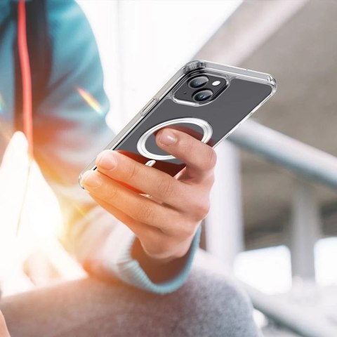 DUX DUCIS Clin Mag - przezroczyste etui kompatybilne z MagSafe do iPhone 15