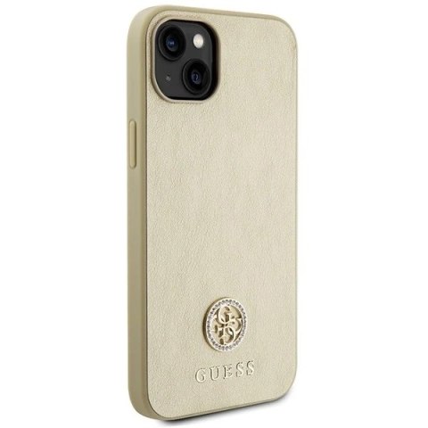 Etui Guess GUHCP15MPS4DGPD do iPhone 15 Plus 6.7" hardcase Strass Metal Logo złoty/gold