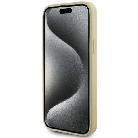 Etui Guess GUHCP15MPS4DGPD do iPhone 15 Plus 6.7" hardcase Strass Metal Logo złoty/gold