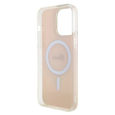 Etui Guess GUHMP15XHITSP do iPhone 15 Pro Max 6.7" różowy/pink hardcase IML Iridescent MagSafe