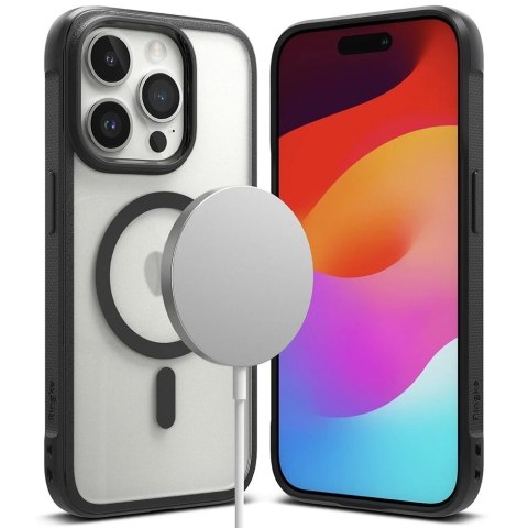 Etui Ringke Fusion Bold Magnetic do MagSafe do iPhone 15 Pro Max matte black