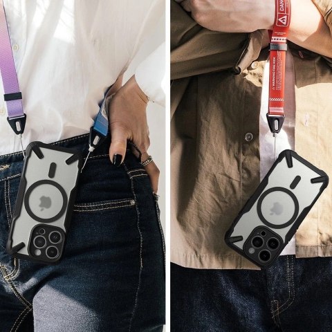 Etui Ringke Fusion X Magnetic do MagSafe do iPhone 15 Pro matte black