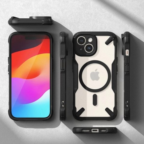 Etui Ringke Fusion X Magnetic do MagSafe do iPhone 15 matte black