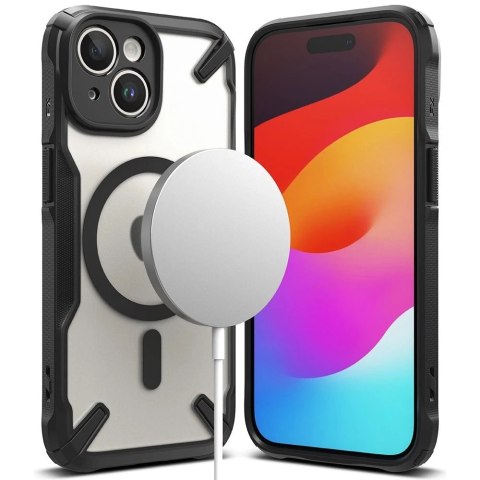 Etui Ringke Fusion X Magnetic do MagSafe do iPhone 15 matte black