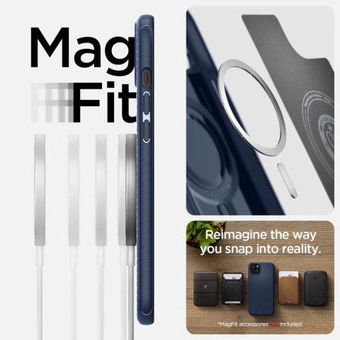 Etui Spigen Mag Armor do MagSafe do iPhone 15 navy blue