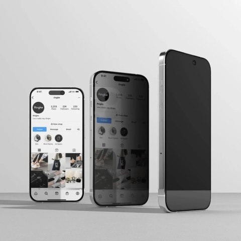 Szkło hartowane Ringke TG do Apple iPhone 15 Pro Privacy