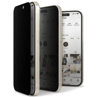 Szkło hartowane Ringke TG do iPhone 15 Privacy