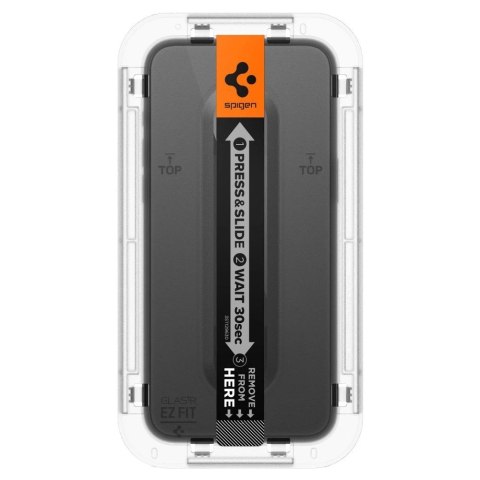 Szkło hartowane Spigen Glas.tR "EZ Fit" FC 2-Pack do iPhone 15 / 16 Black