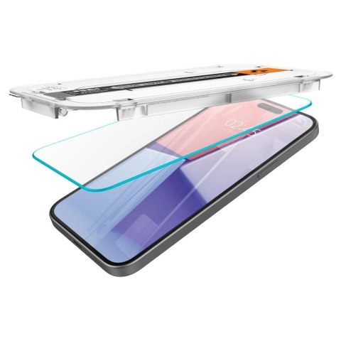 Szkło hartowane Spigen Glas.tR "EZ Fit" do iPhone 15 Plus Clear