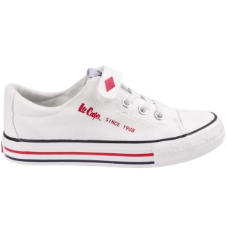 Buty dla dzieci Lee Cooper białe LCW-22-44-0804K