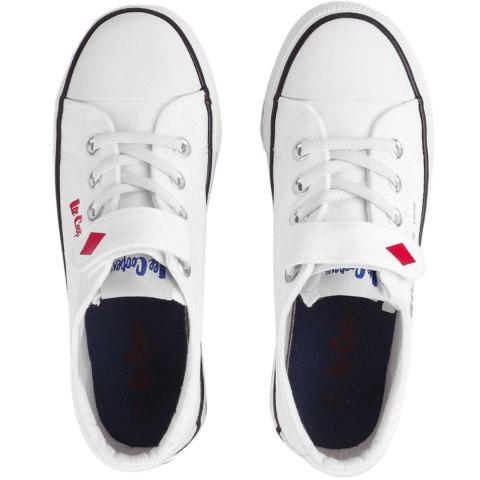 Buty dla dzieci Lee Cooper białe LCW-22-44-0804K