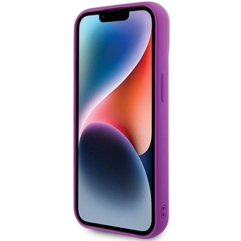 Etui Guess GUHCP15SPMSDGSF do iPhone 15 6.1" fuksja/fuschia hardcase Disco Metal Script