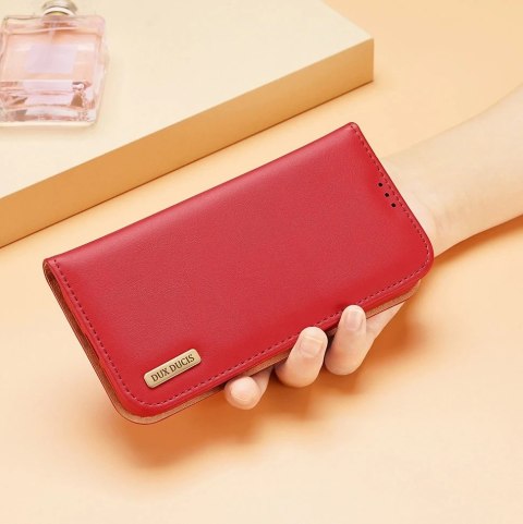 Etui portfel z blokadą RFID do iPhone 15 Pro Dux Ducis Hivo - czarne