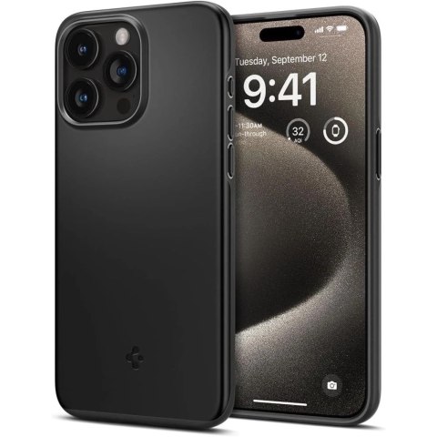 Etui Spigen Thin Fit do Apple iPhone 15 Pro Max Black