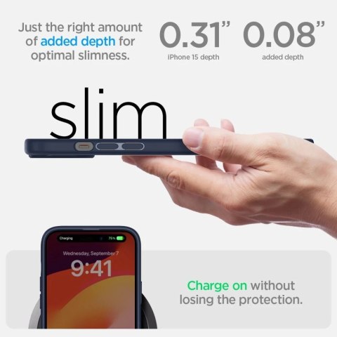 Etui Spigen Ultra Hybrid do Apple iPhone 15 Navy Blue