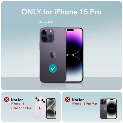 Etui ESR Cloud Kickstand HaloLock MagSafe do Apple iPhone 15 Pro Beige