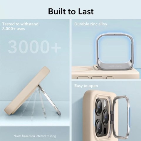 Etui ESR Cloud Kickstand HaloLock MagSafe do Apple iPhone 15 Pro Beige