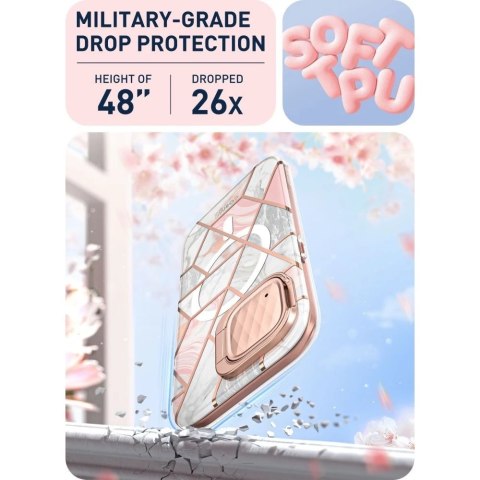 Etui Supcase Cosmo Mag MagSafe do Apple iPhone 15 Marble