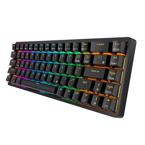 Klawiatura mechaniczna Royal Kludge RK837 RGB, Brown switch (czarna)
