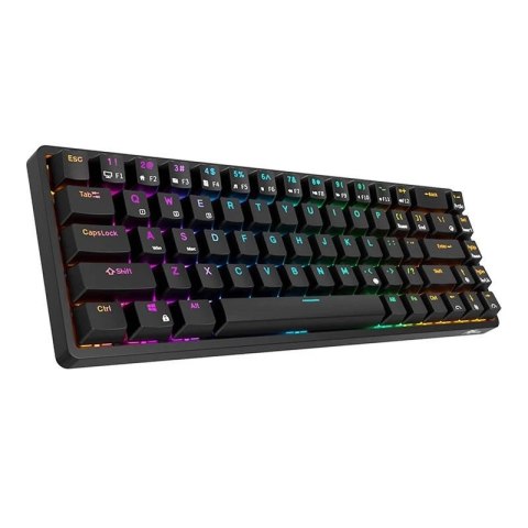 Klawiatura mechaniczna Royal Kludge RK837 RGB, Brown switch (czarna)