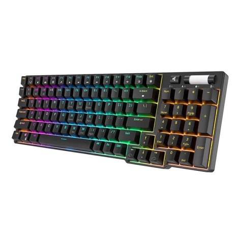 Klawiatura mechaniczna Royal Kludge RK96 RGB, Red switch (czarna)
