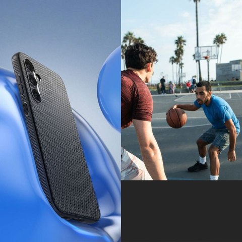 Etui do Samsung Galaxy S23 FE Spigen Liquid Air Case obudowa plecki czarne Matte Black