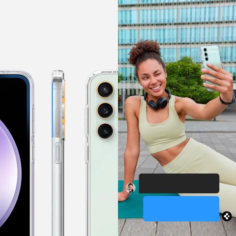 Etui do Samsung Galaxy S23 FE Spigen Liquid Case obudowa przezroczyste plecki Crystal Clear