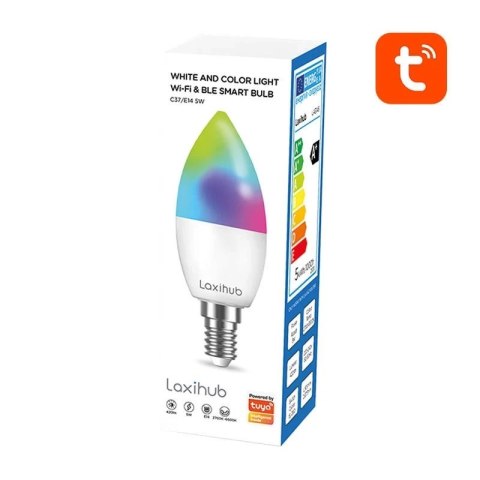 Inteligentna żarówka LED Laxihub LAE14S Wifi Bluetooth TUYA (2 szt.)
