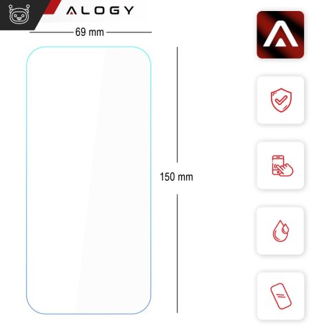 Szkło hartowane 9H do Samsung Galaxy S23 FE na ekran telefonu Alogy Screen Protector PRO+