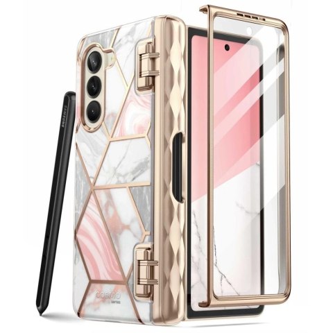 Supcase Cosmo Pen Galaxy Z Fold 5 Marble Pink