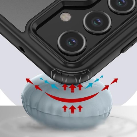 Etui do Samsung Galaxy S23 FE obudowa Mag Safe case pokrowiec przezroczyste matowe plecki czarny bumper