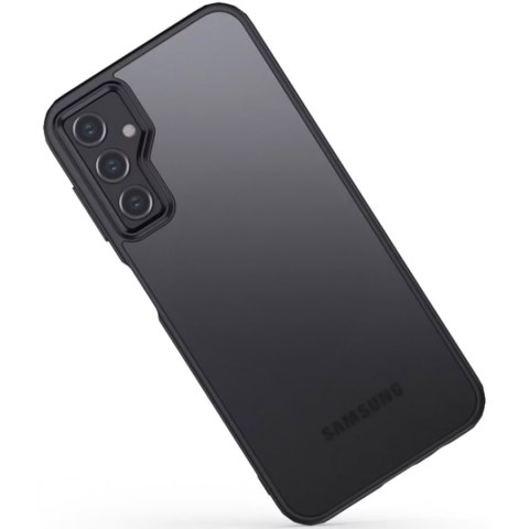 Etui do Samsung Galaxy S23 FE obudowa case pokrowiec przezroczyste matowe plecki czarny bumper