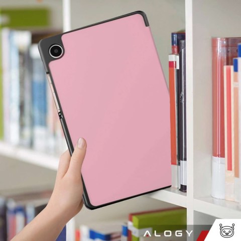 Etui do Samsung Galaxy Tab A9 2023 8.7" X110 / X115 obudowa na tablet Case Alogy Book Cover Różowe
