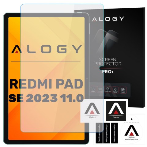 Szkło hartowane do Xiaomi Redmi Pad SE 11.0" 2023 na tablet ekran Alogy Screen Protector Pro+ 9H