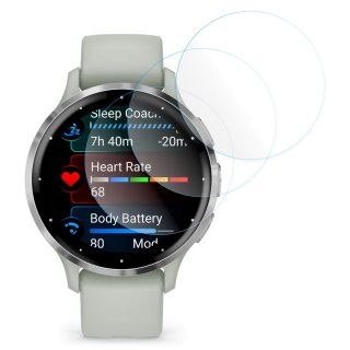 3x Folia Hydrożelowa do Garmin Venu 3s 41mm 3mk ARC ochronna na ekran Hybrydowa ŻEL Watch Protection™