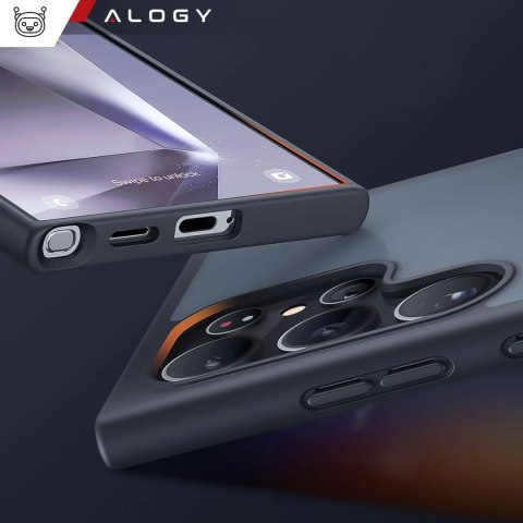 Etui do Samsung Galaxy S24 Ultra obudowa Mag Safe Case pokrowiec plecki na telefon MagMat matowe czarne