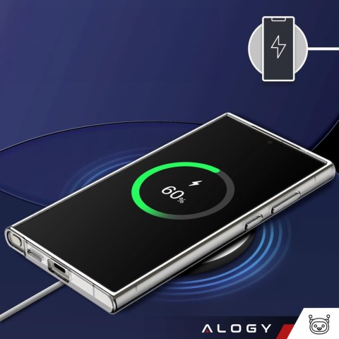 Etui do Samsung Galaxy S24 Ultra obudowa plecki futerał Hybrid Clear Case Alogy Przezroczyste
