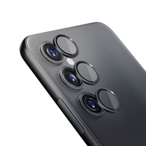 Szkło do Samsung Galaxy S23 FE osłona na aparat obiektyw 3mk Lens Protection Pro Black nakładka ochronna