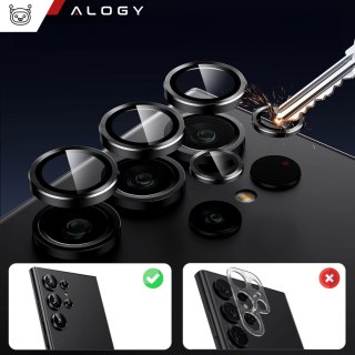 Szkło do Samsung Galaxy S24 Ultra nakładka na aparat obiektyw obiektywy aparatu Alogy Lens Protector PRO+ osłona ochronna