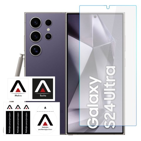 Szkło hartowane do Samsung Galaxy S24 Ultra ochronne szkiełko na ekran 9H Alogy Pro+