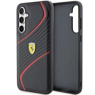 Etui Ferrari FEHCS23FEPTWK do Samsung Galaxy S23 FE S711 czarny/black hardcase Twist Metal Logo