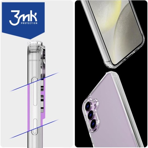 Etui do Samsung Galaxy S24+ Plus 3mk Armor Case Clear obudowa pancerne plecki przezroczyste