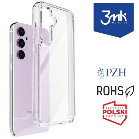 Etui do Samsung Galaxy S24+ Plus 3mk Armor Case Clear obudowa pancerne plecki przezroczyste
