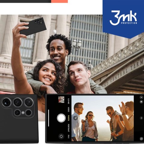 Etui do Samsung Galaxy S24 Ultra 3mk Matt Case obudowa pokrowiec Czarne matowe plecki