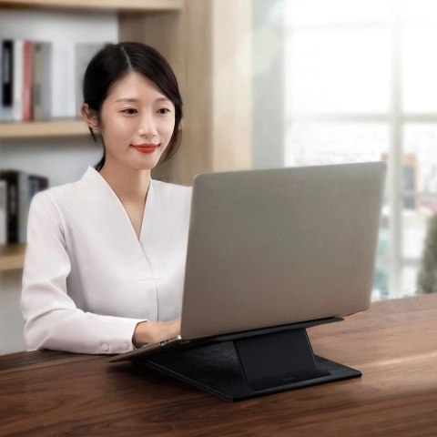 Baseus składana wysoka podstawka stojak na laptopa do 16'' z regulowaną wysokością czarny (SUZB-A01)