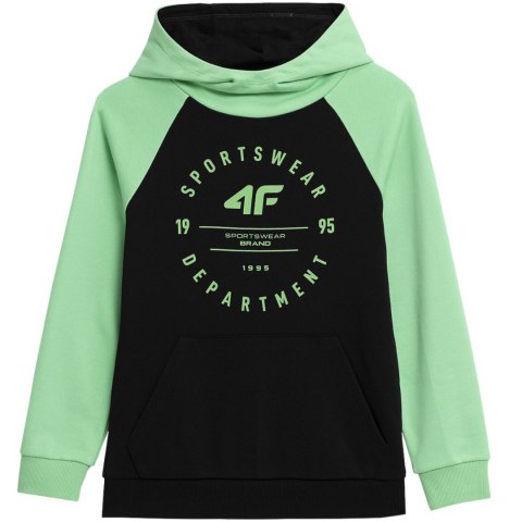 Bluza dla chłopca 4F M221 głęboka czerń 4FJSS23TSWSM221 20S Bluza dla chłopca 4F M221 głęboka czerń 4FJSS23TSWSM221 20S
