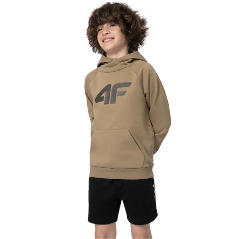 Bluza dla chłopca 4F beż 4FJSS23TSWSM220 83S Bluza dla chłopca 4F beż 4FJSS23TSWSM220 83S